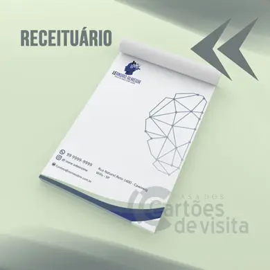 Receituários, Blocos Comandas - Gráfica em Natal RN