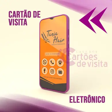 Cartão de visita virtual para Smarthphones