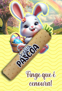 cartao bombom Páscoa Série Coelhinho 001